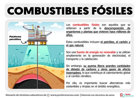 que son combustibles fósiles.